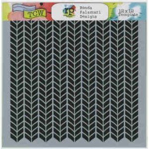 Stencil 12x12 Stockinette