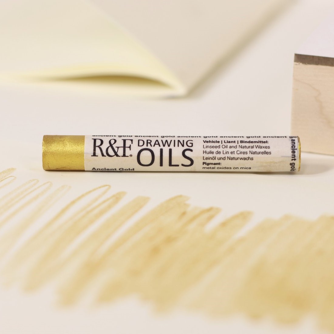 R&F Drawing Oil Ancient Gold
