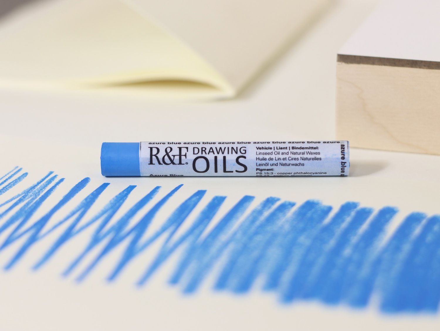R&F Drawing Oil Azure Blue
