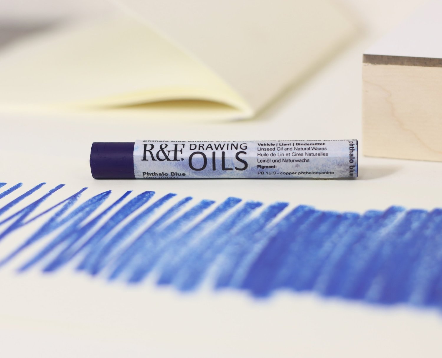 R&F Drawing Oil Phthalo Blue