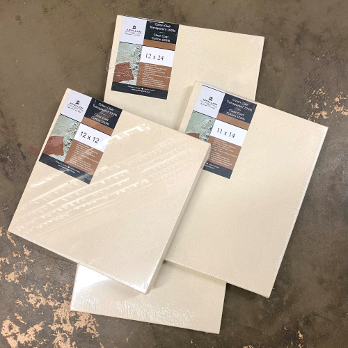 Clear Primed Stretched Canvas