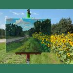 Plein Air under August Skies: Oil or Acrylic