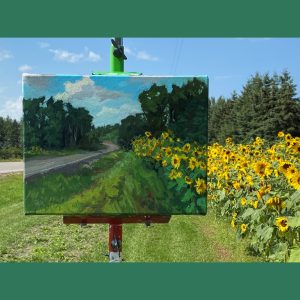 Plein Air under August Skies: Oil or Acrylic