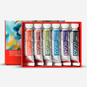 Holbein Granulating Watercolour 6 Sets