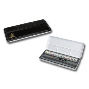 Schmincke Akademie Metal set with 12 x 1/2 pans 75 776