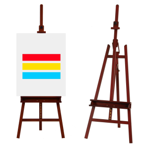Meeden Studio Easel Large A-Frame Walnut tone