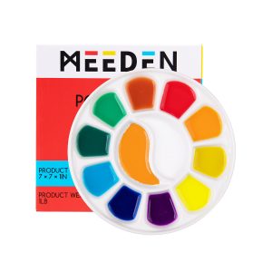 Meeden Art Round Ceramic Palette 7"