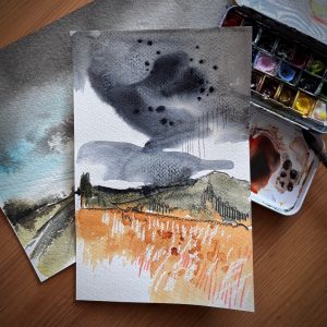 Paint What You Feel: Abstracting the Landscape with Water-Based Media