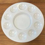 Meeden 10 Well Round Plastic Palette