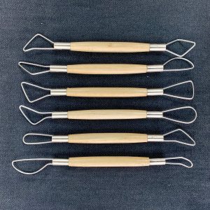8'' Double-End Ribbon Clay Modelling Tools - Set of 6