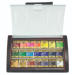 Holbein Artists' Watercolor Pan 21 Lacquer Box Set