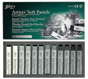 Mungyo Soft Pastel Greytone 12 Colours Set