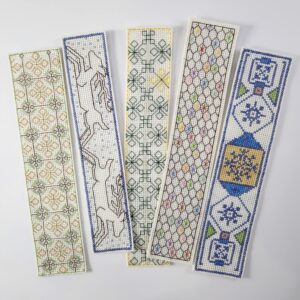 Artful Embroidery: Holiday Bookmarks