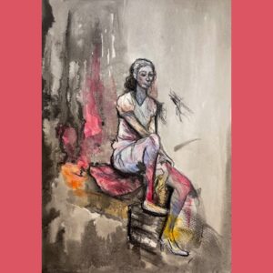 Intro to Portraiture Drawing in Mixed Media