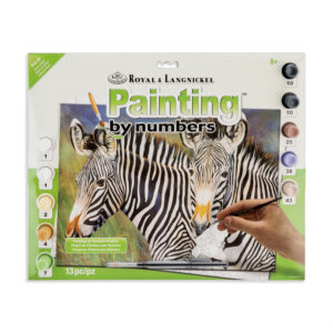 zebra paint by numbers