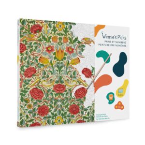 Paint by Numbers - Rose Pattern, by William Morris