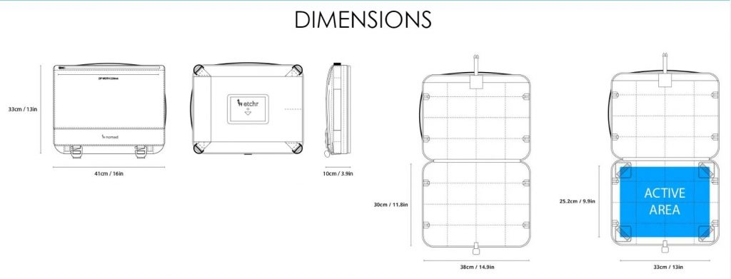 Etchr Lab Art Satchel dimensions