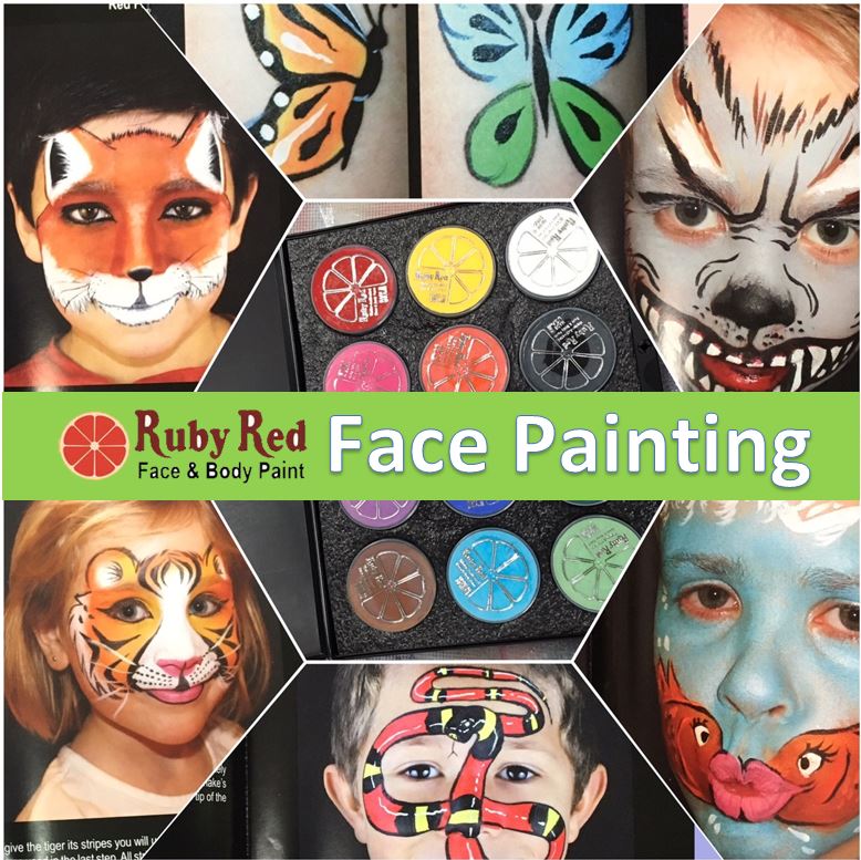 Face Painting with Ruby Red
