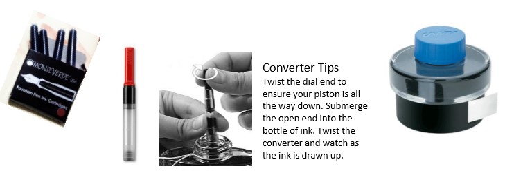 cartridges and converter tips
