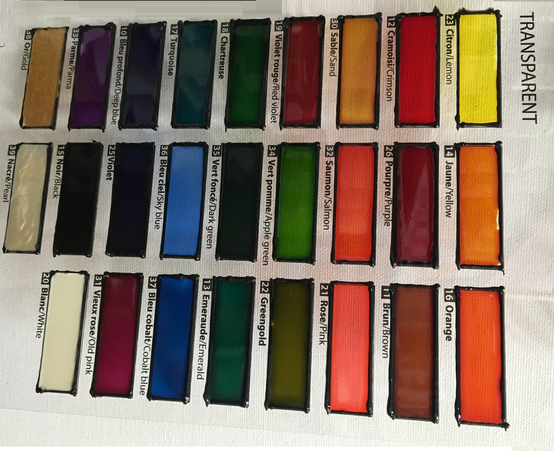 Glass Shield Paint Colour Chart at Nadine Boeding blog