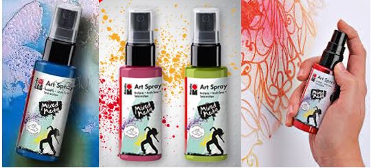 acrylic art spray