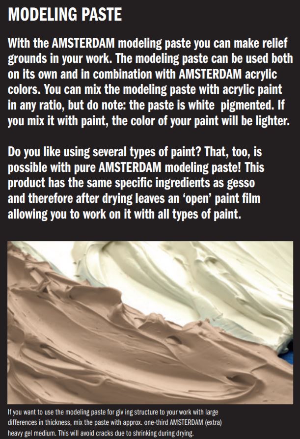 amsterdam modeling paste