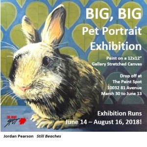 Poster for Big Big Pet Portrait Exhibition