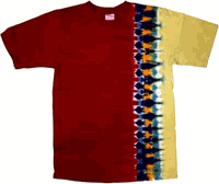 Jacquard dye Tshirt Zipperside
