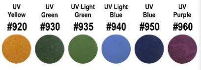 UV face paint Colours